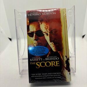 The‎ Score VHS Robert De Niro Edward Norton Marlon Brando Sealed